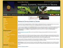 Tablet Screenshot of economia.guidatoscana.it